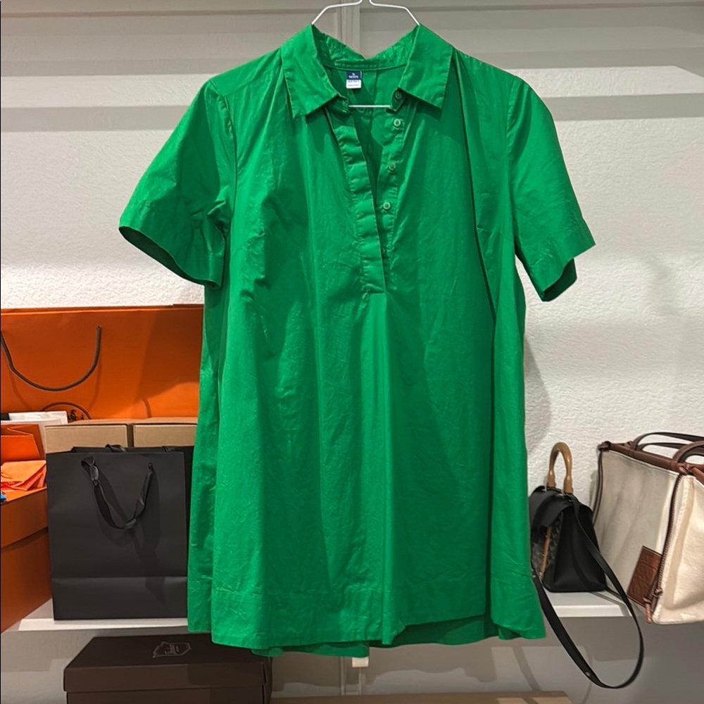 Old Navy Vibrant Green Midi Dress